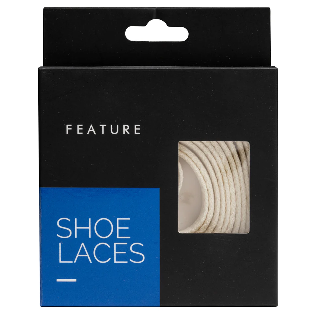 Flat Shoe Laces - Natural - Image 2