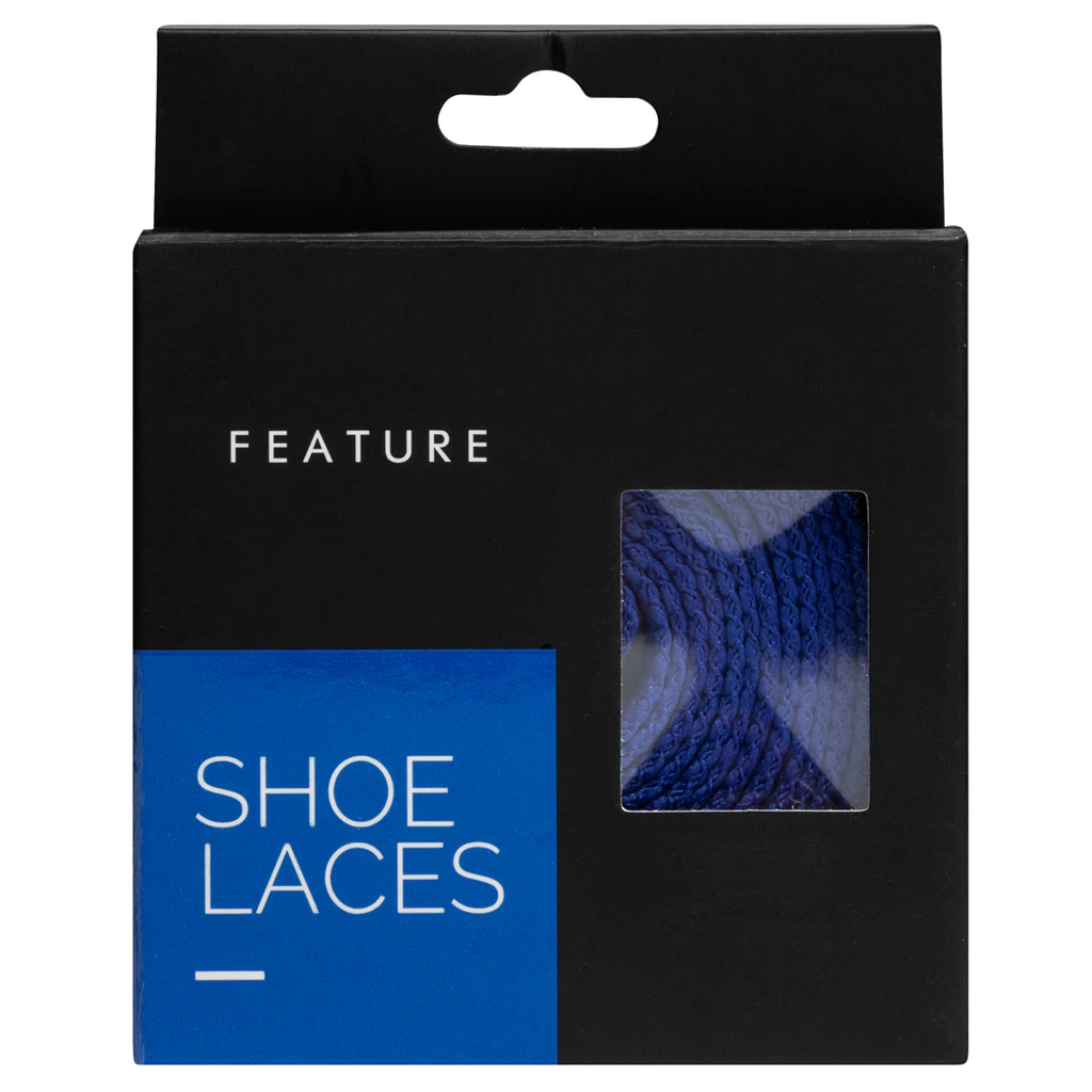 Flat Shoe Laces - Royal - Image 2