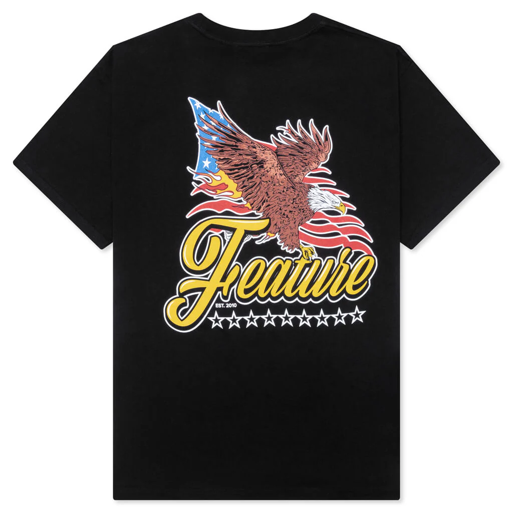 Americana Tee - Black - Image 2