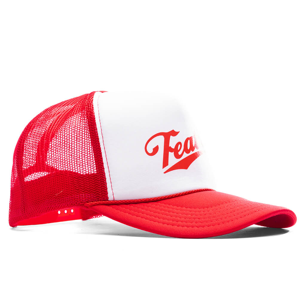 Frew Trucker Hat - Red/White - Image 3