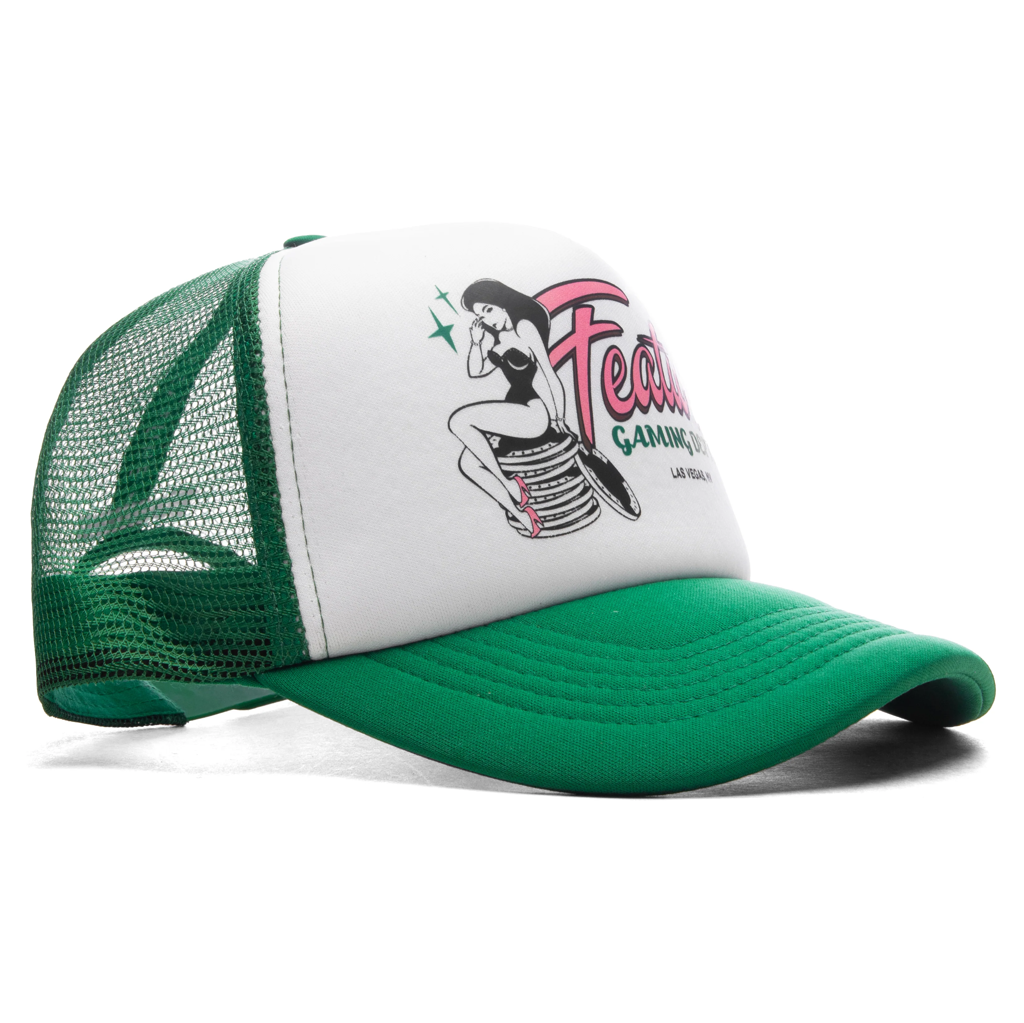 Gaming Trucker - Kelly Green/White - Image 3