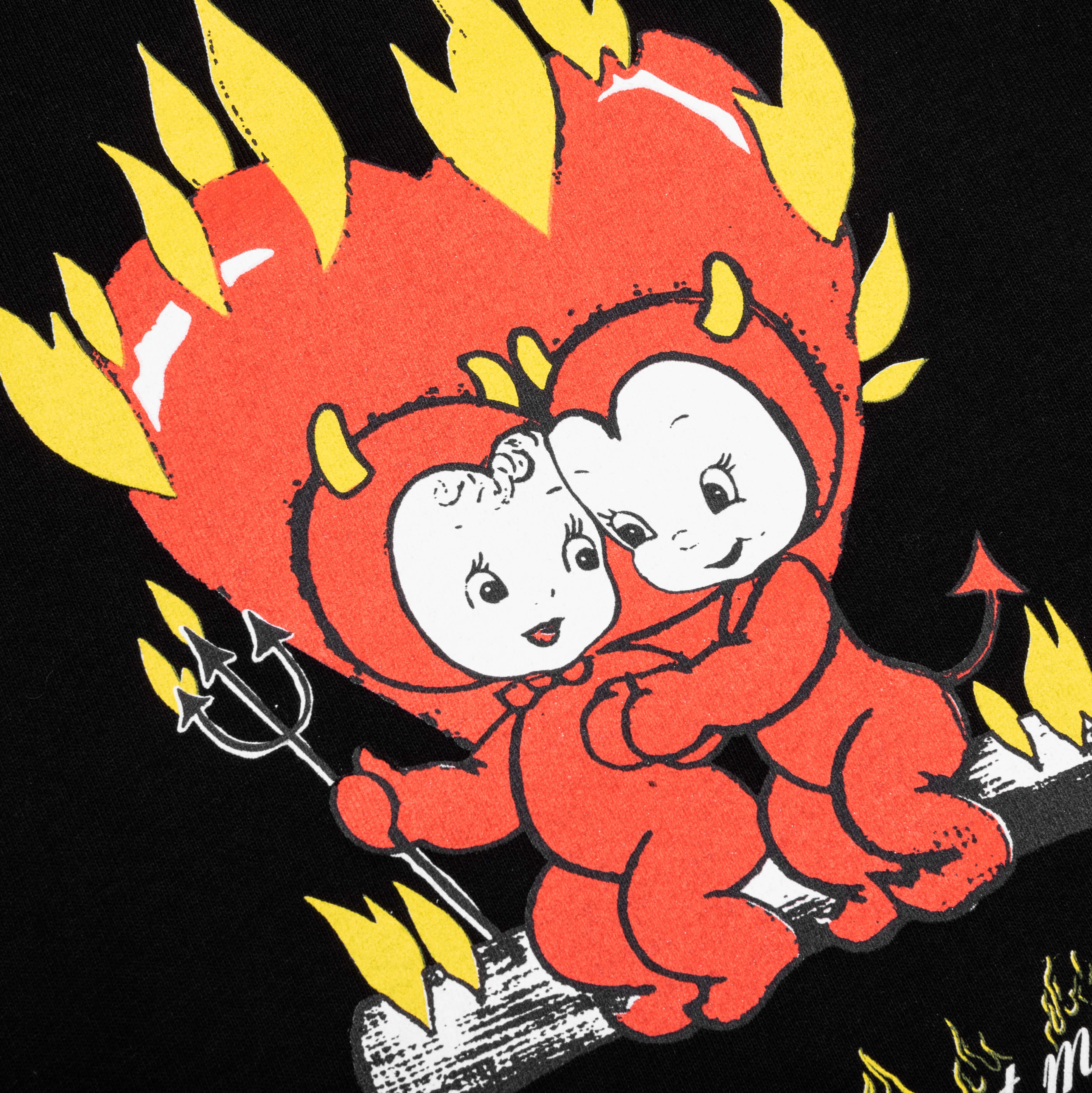 Heart Ablaze Tee - Black - Image 4