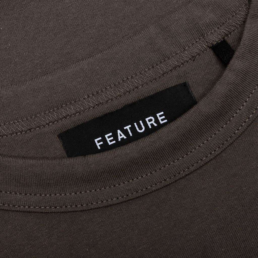 Jersey Braque Pocket Tee - Chocolate - Image 3
