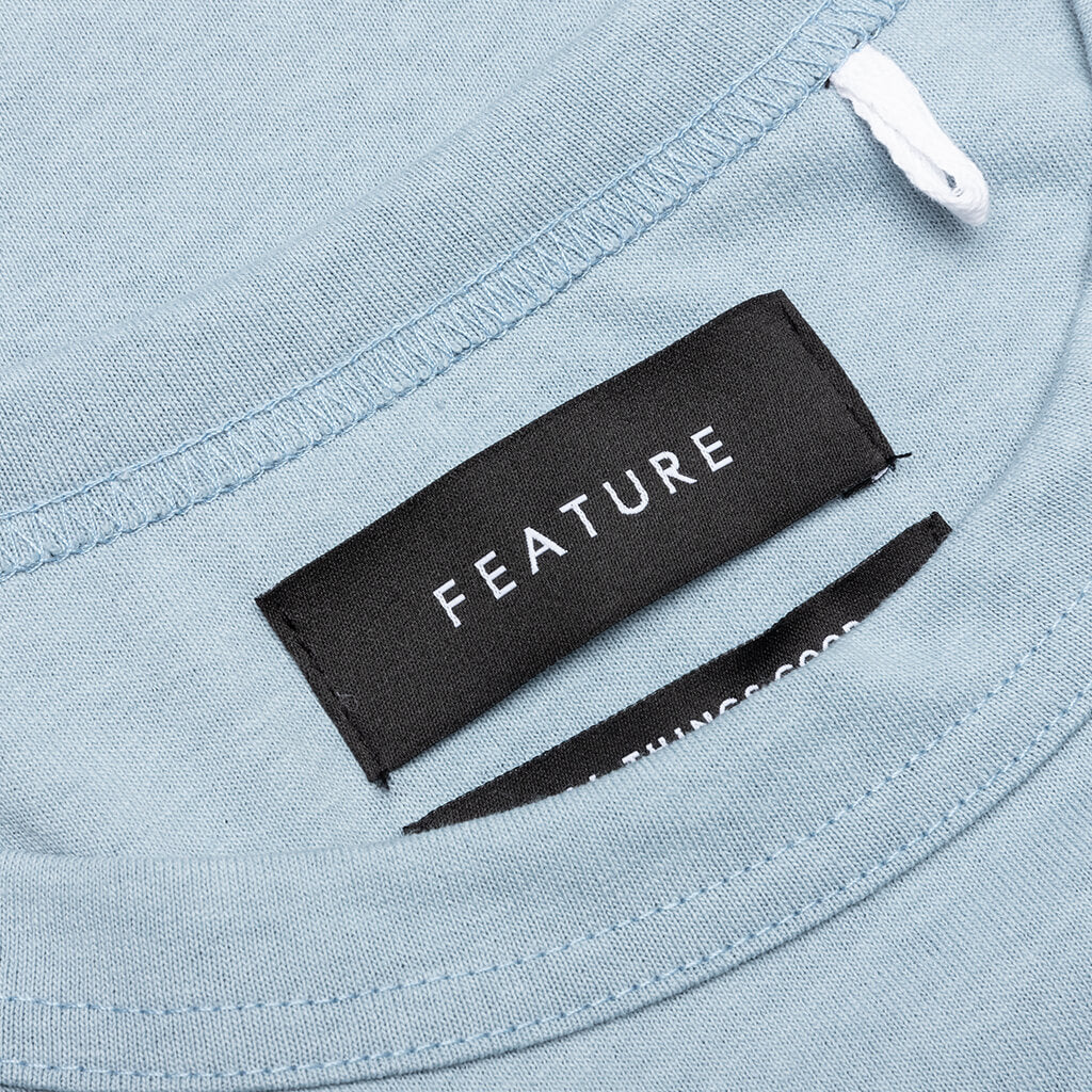 Jersey Braque Pocket Tee - Sea Ice - Image 3