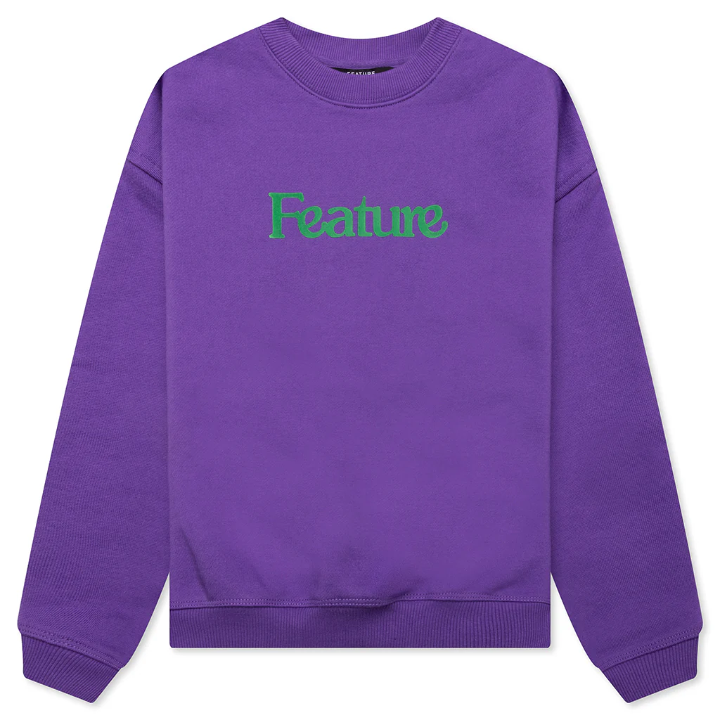 Kids Academy Crewneck - Ultra Violet