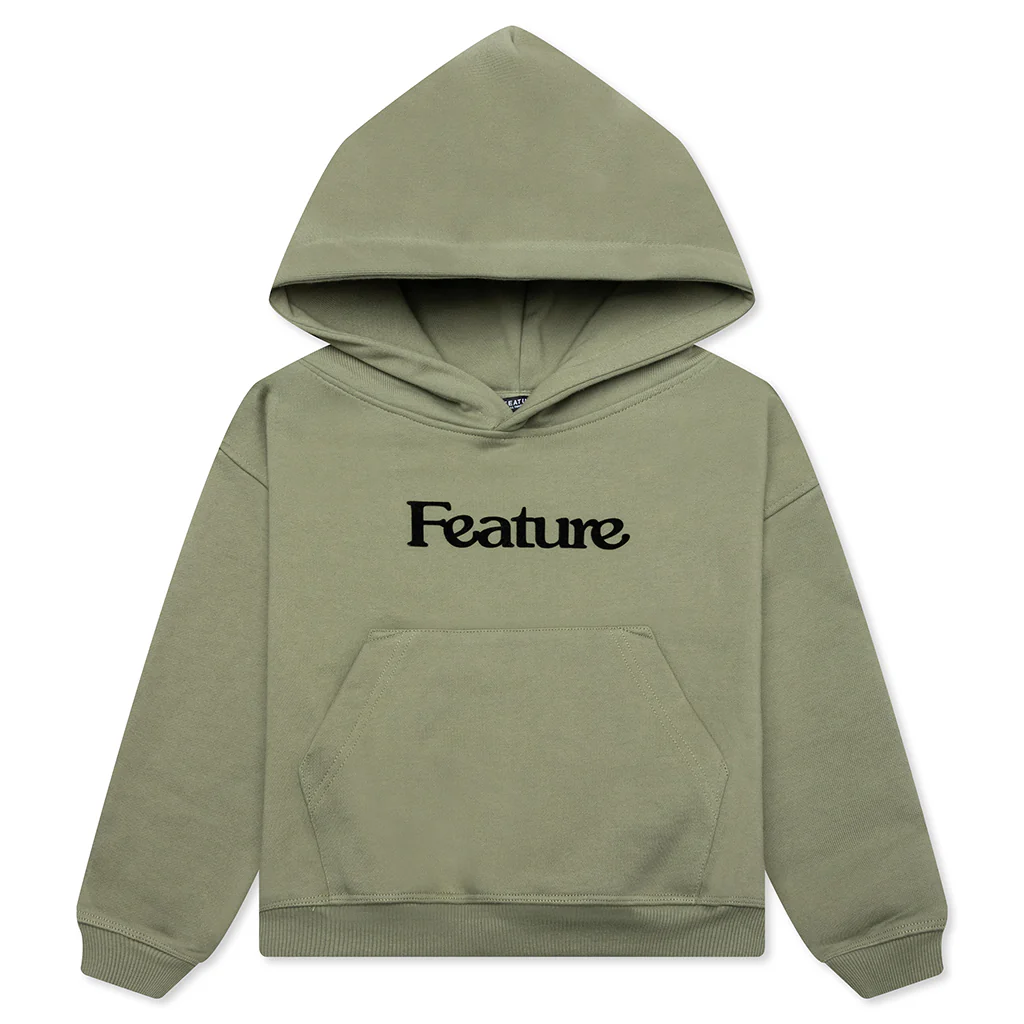Kids Academy Hoodie - Oil Green