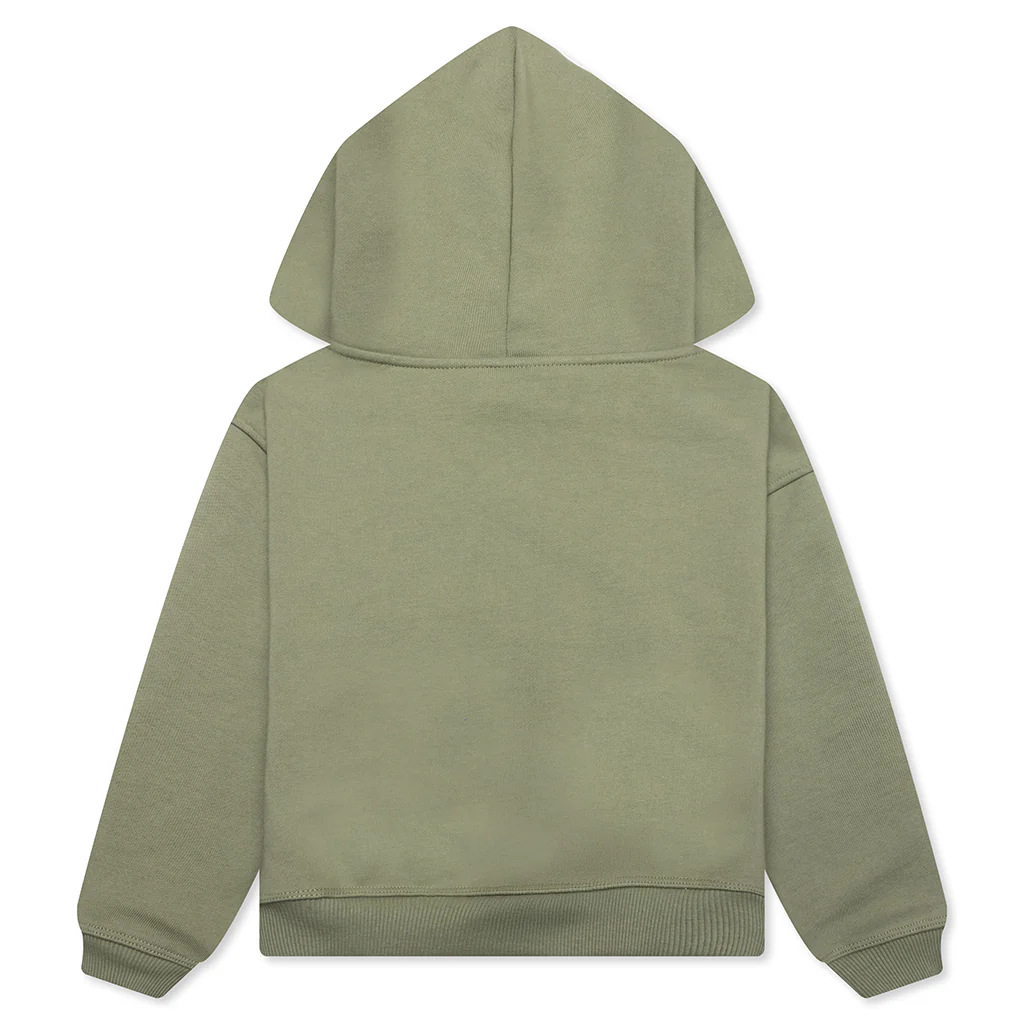Kids Academy Hoodie - Oil Green - Image 2