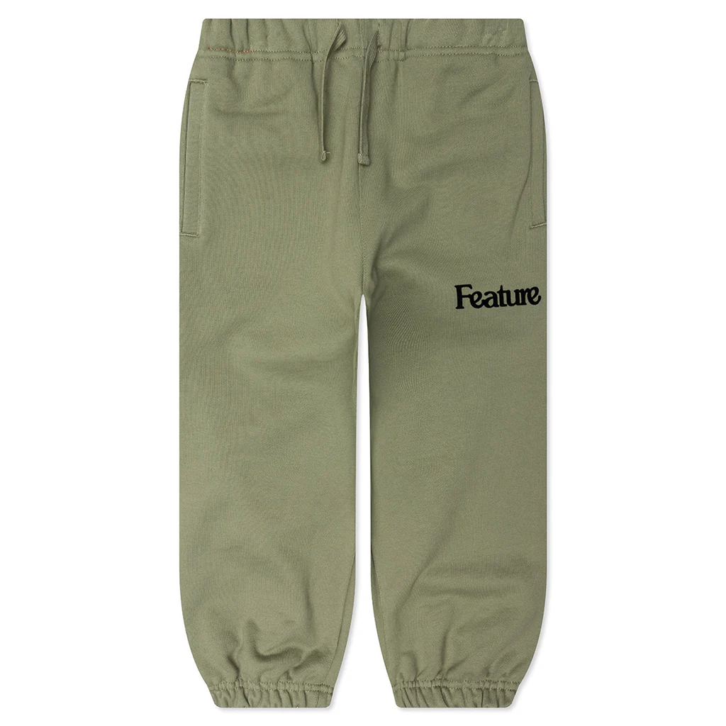Kids Academy Jogger - Oil Green
