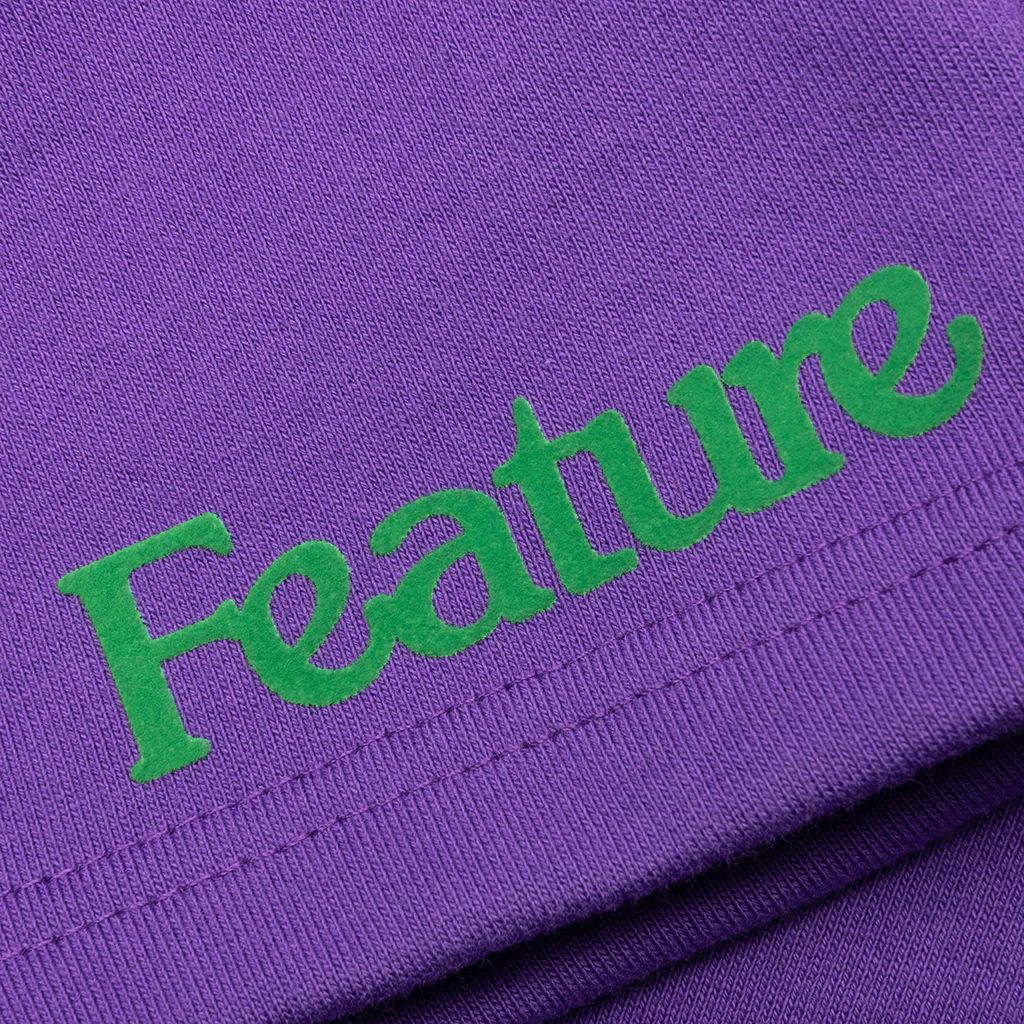 Kids Academy Sweatshorts - Ultra Violet - Image 3