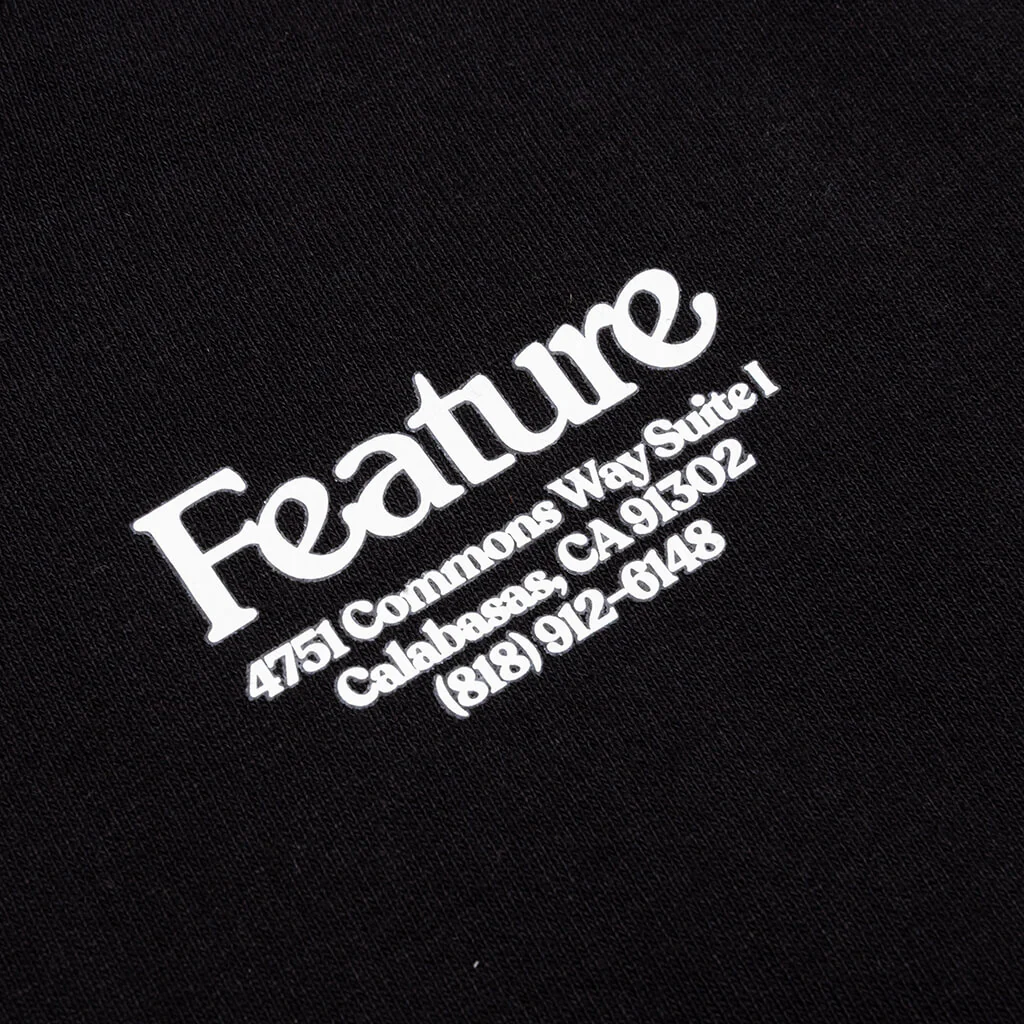 Kids C-40 S/S Hoodie - Black - Image 3