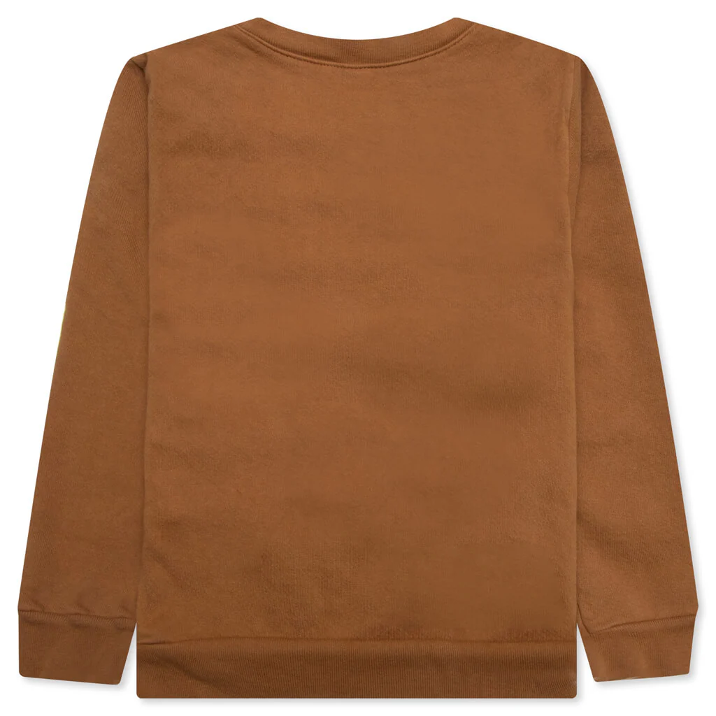 Kids Mushroom Crewneck - Ginger - Image 2