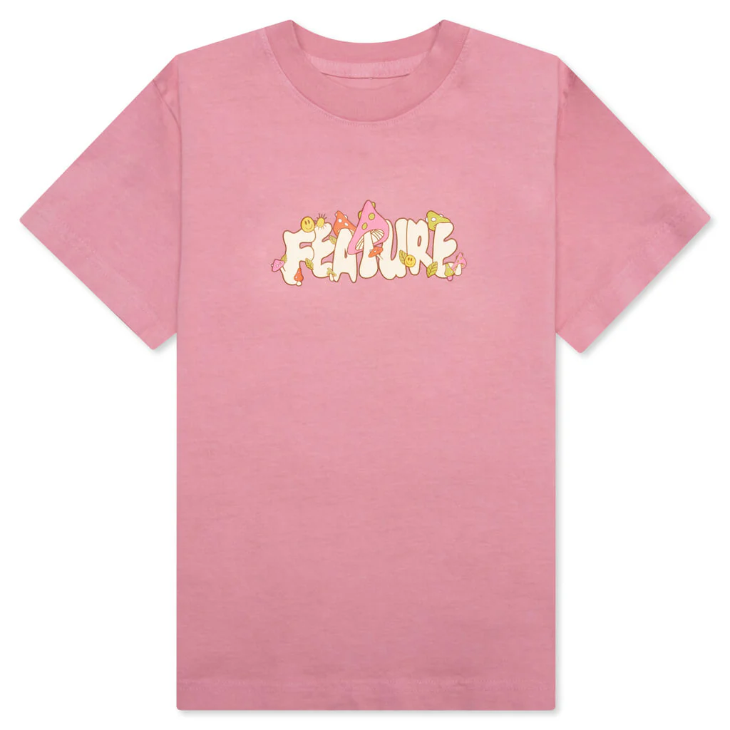 Kids Mushroom Tee - Dusty Pink
