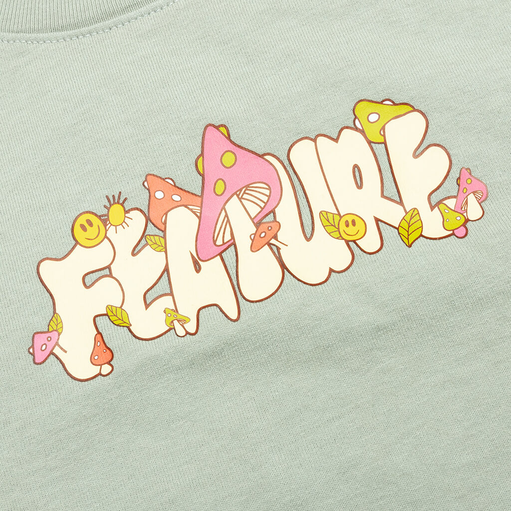 Kids Mushroom Tee - Sage - Image 4