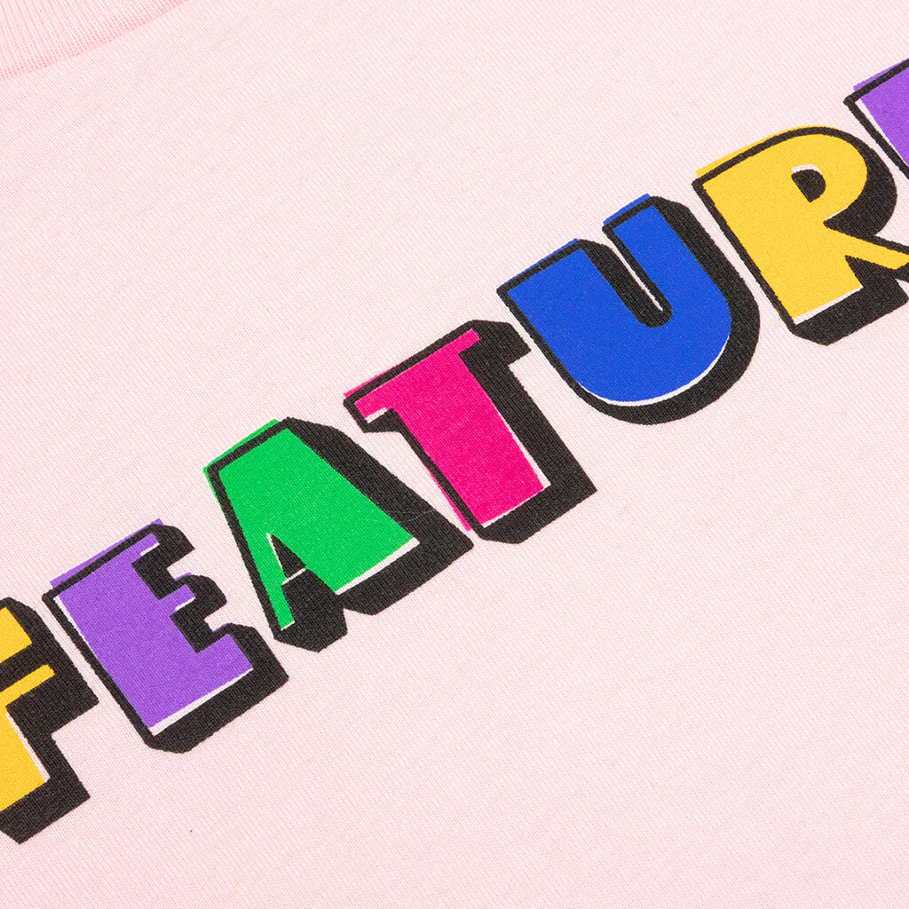 Kid's Overlap Tee - Pink - Image 3
