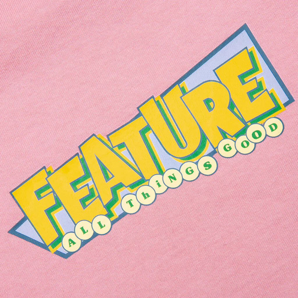 Kids Retro Tee - Dusty Pink - Image 4