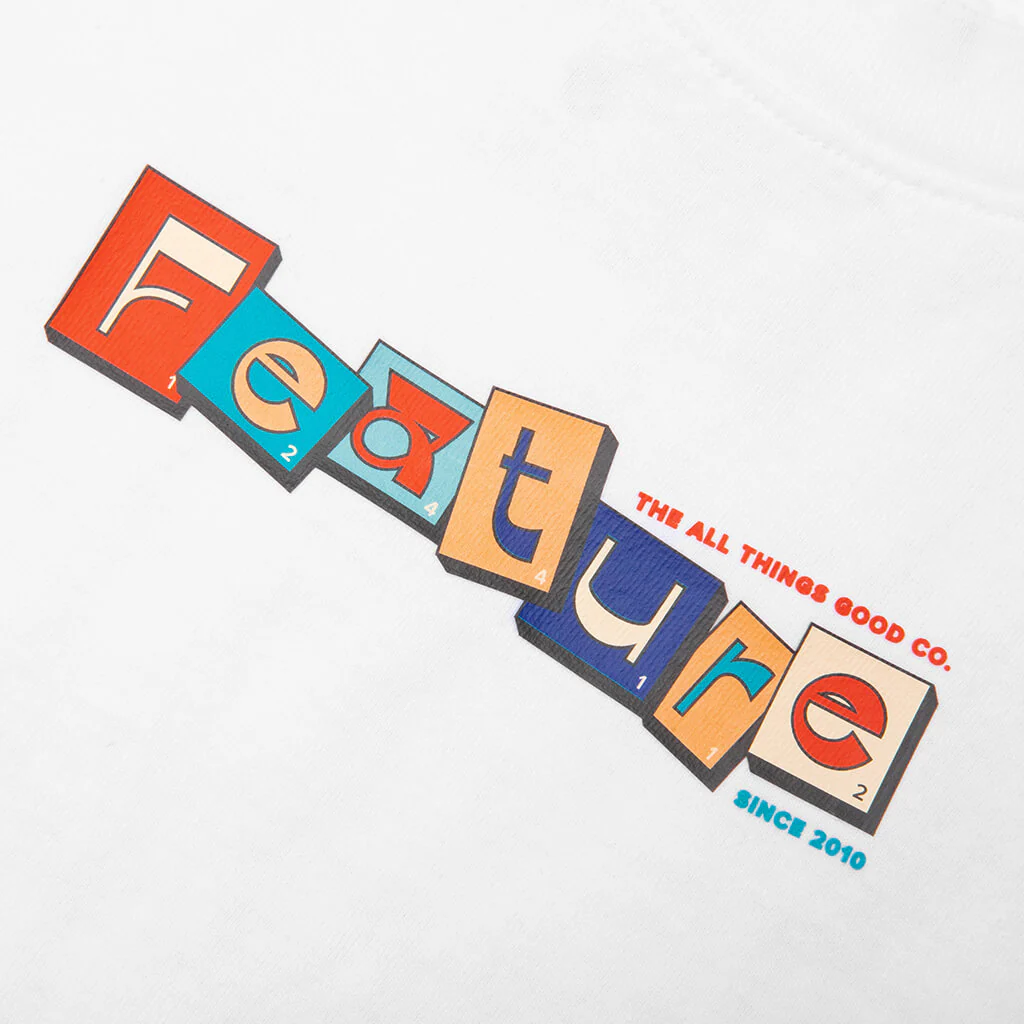Kids Scrabble Tee - White - Image 3