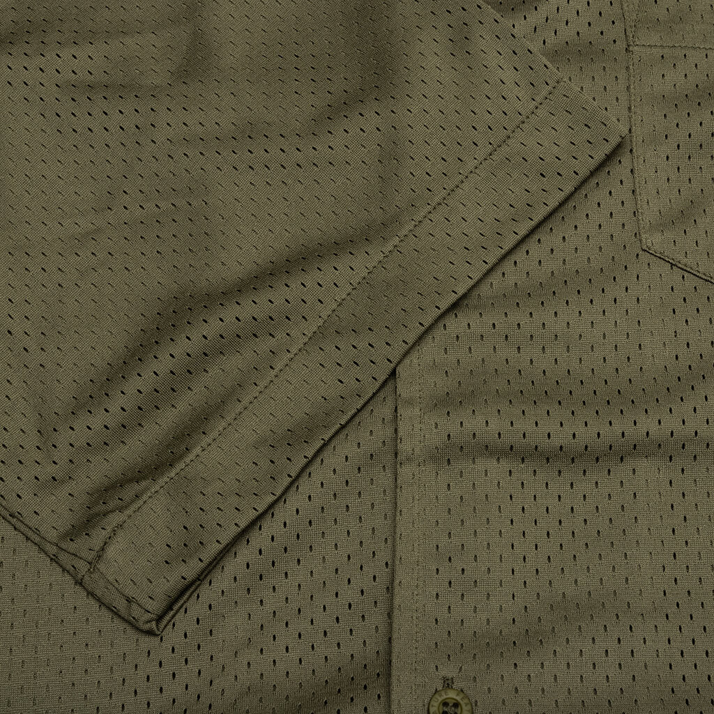 Jackson Mesh Shirt - Olive - Image 5