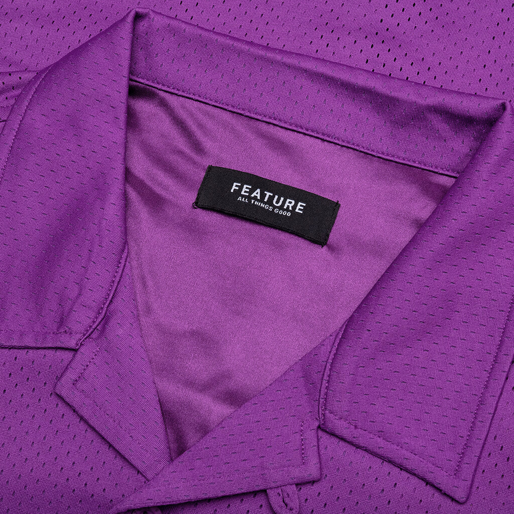 Jackson Mesh Shirt - Purple - Image 3
