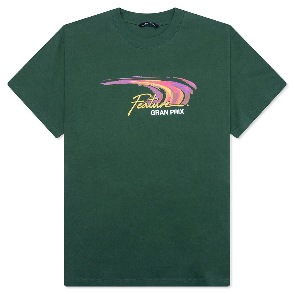 Motion Trail Tee - Dark Green