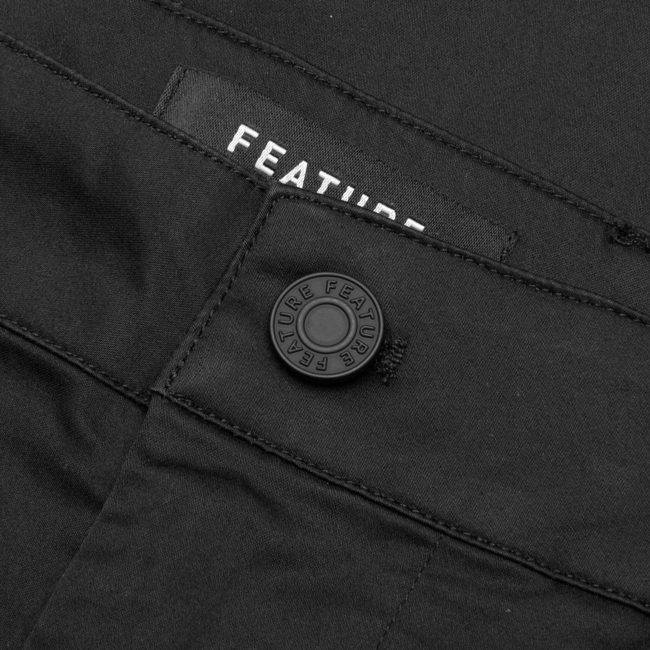 Nagle Utility Cargo Pants - Jet Black - Image 3
