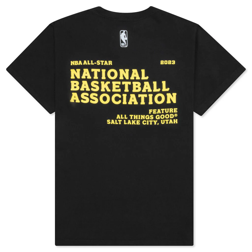 NBA Salt Lake City Tee - Black - Image 2
