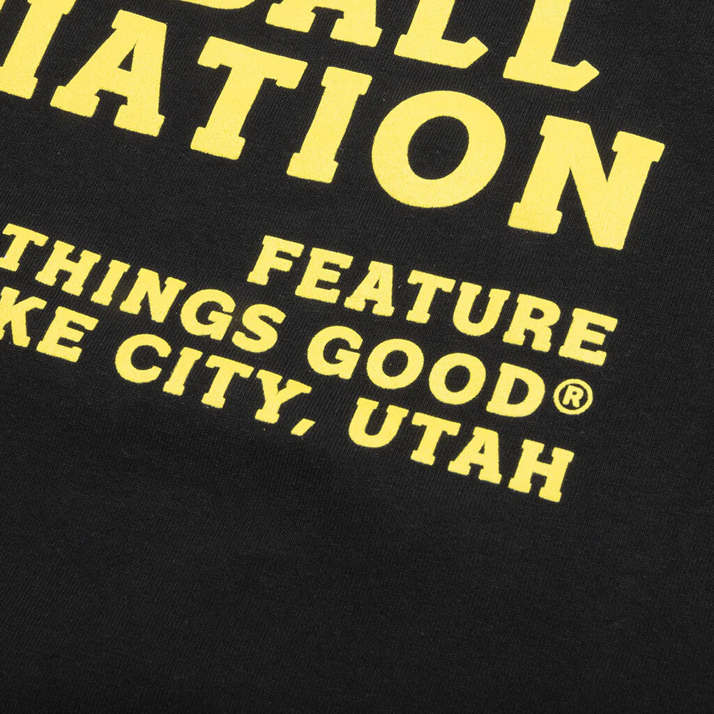 NBA Salt Lake City Tee - Black - Image 4