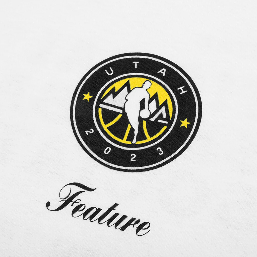 NBA Salt Lake City Tee - White - Image 3