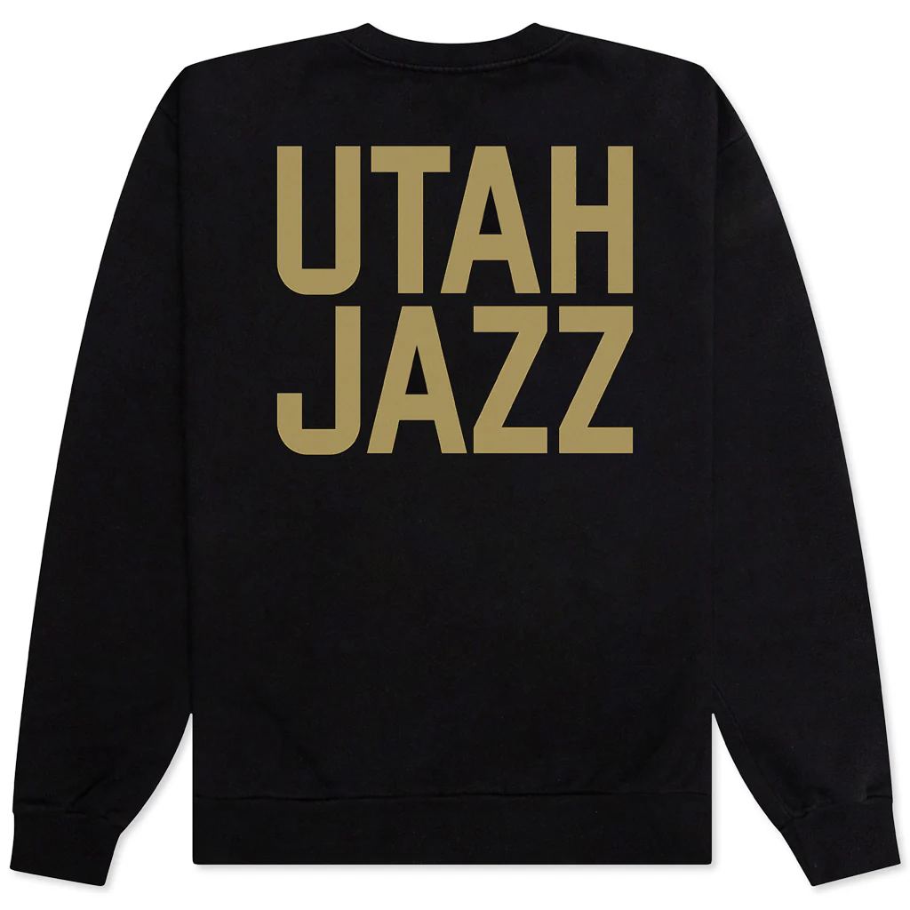 NBA Utah Jazz High Note Crewneck Sweater - Black - Image 2