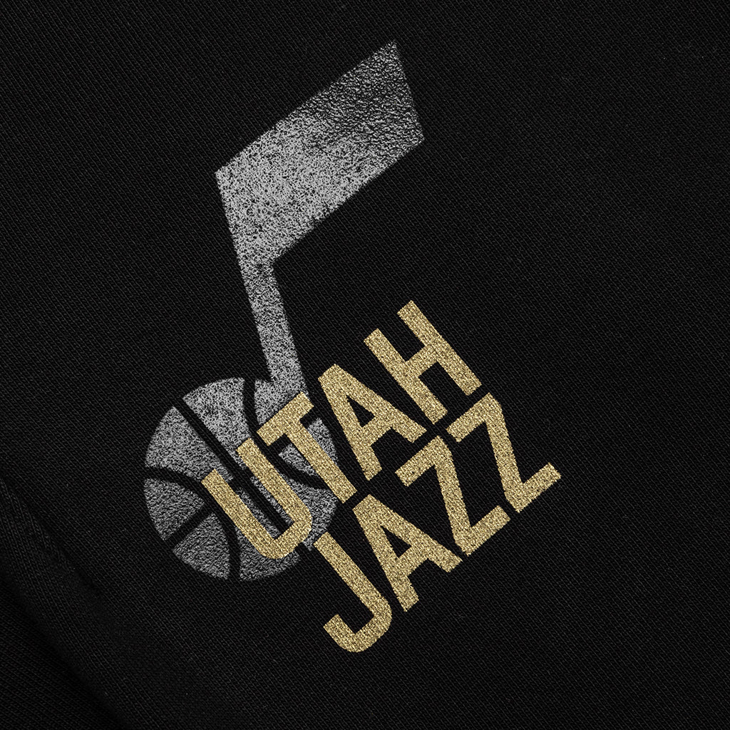 NBA Utah Jazz High Note Sweatpants - Black - Image 3