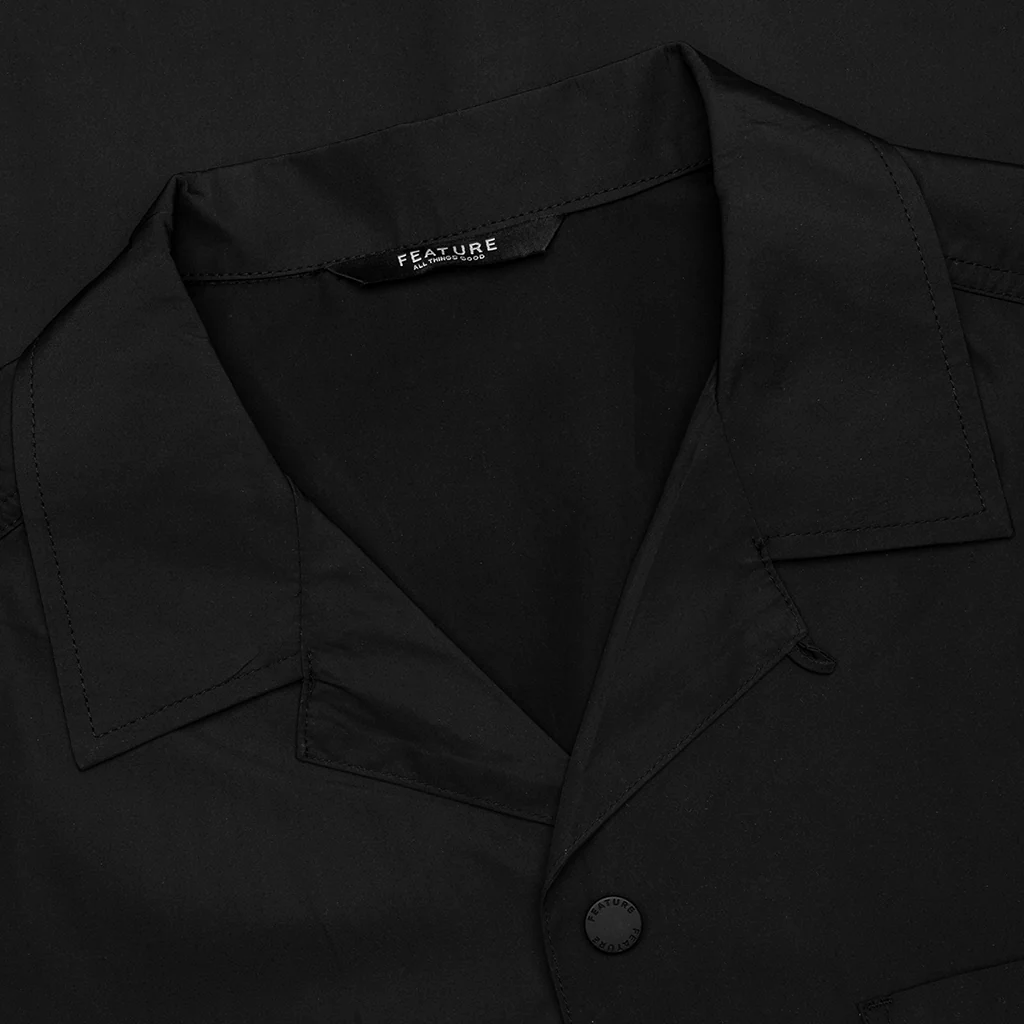 Judd Nylon Shirt - Black - Image 3
