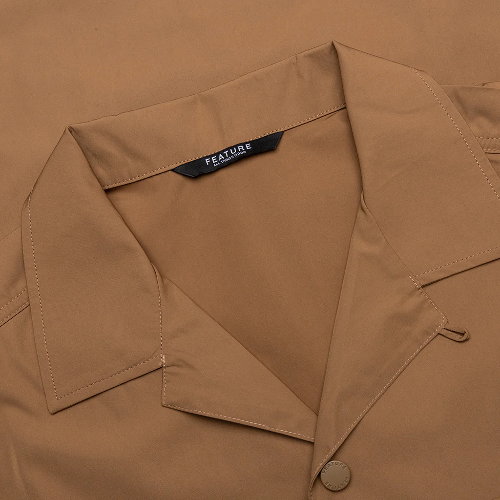 Judd Nylon Shirt - Tan - Image 3