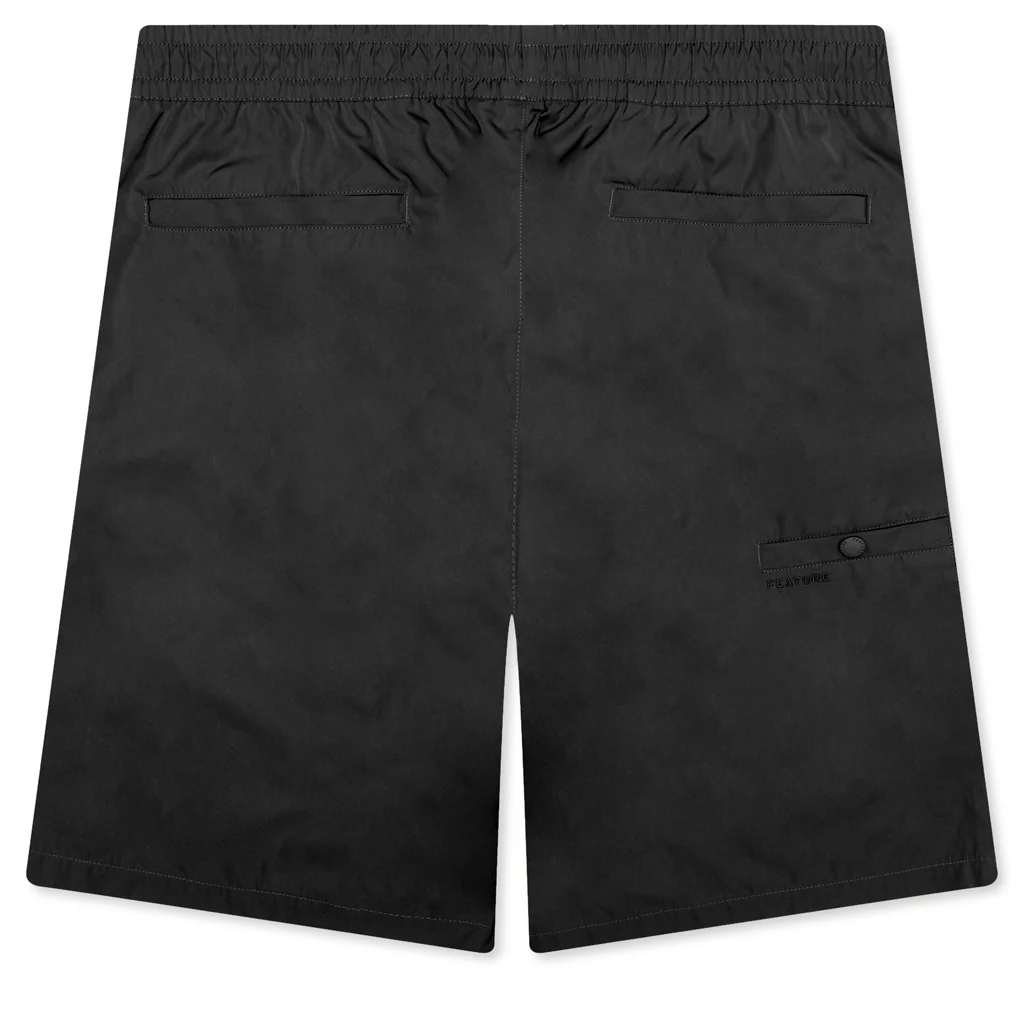 Andre Nylon Short - Black - Image 2