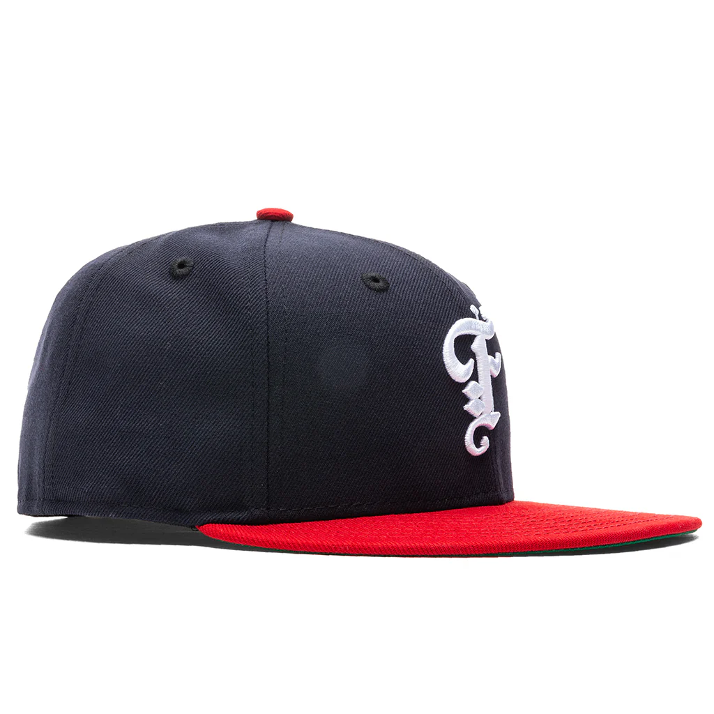 Feature x New Era OE Fitted Cap - Navy/Red - Image 3