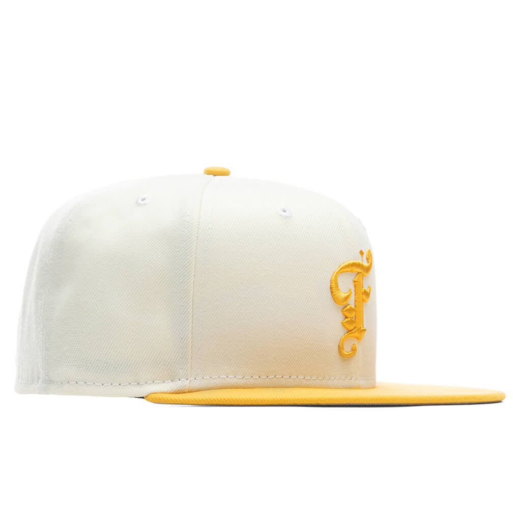 Feature x New Era OE Fitted Cap - Off-White/Grilled Yellow - Image 3