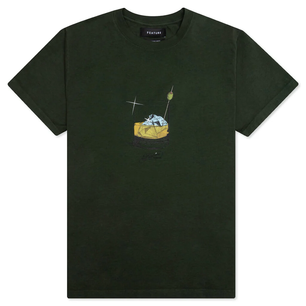 The Rocks Tee - Kombu Green
