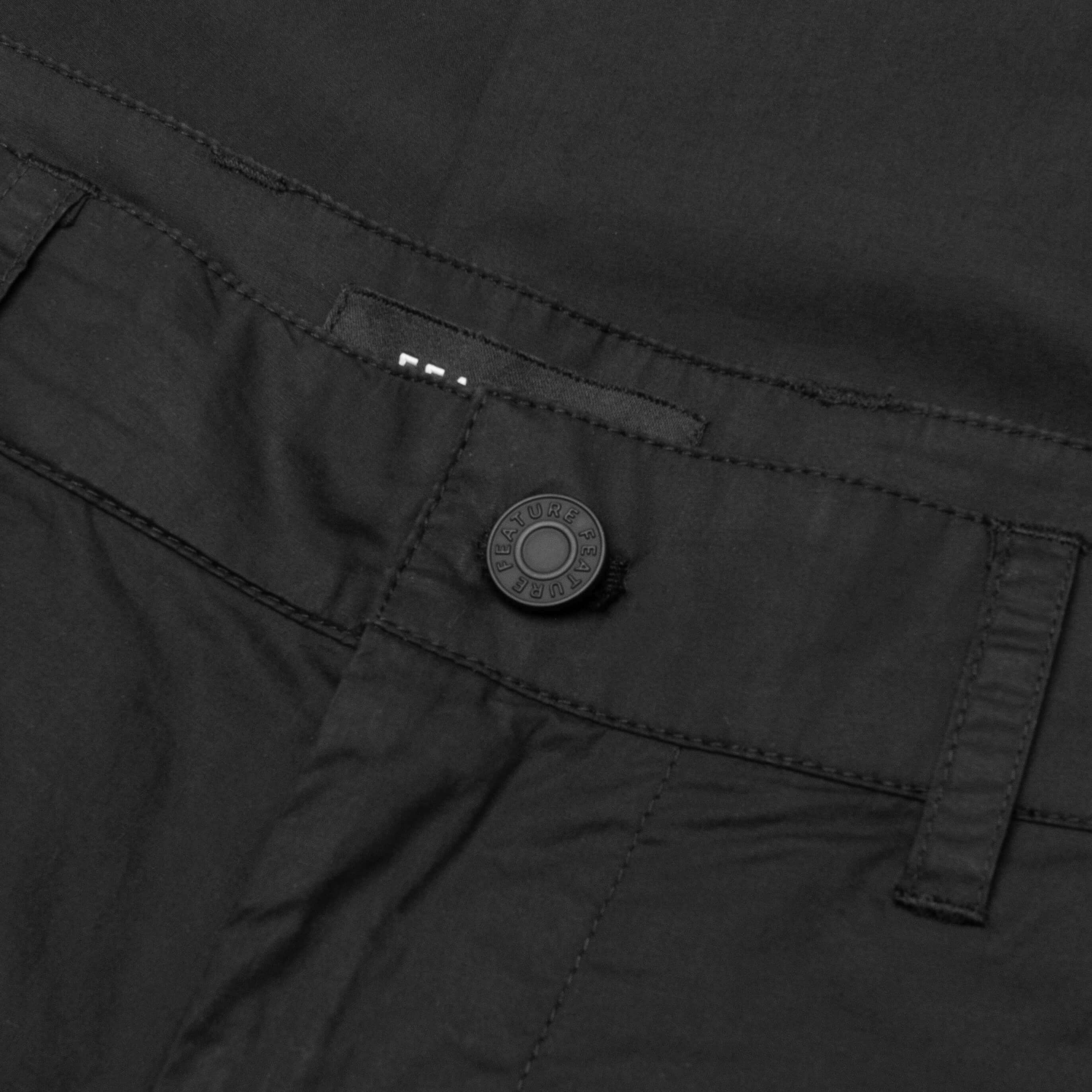 Pablo Utility Cargo Pants - Jet Black - Image 3