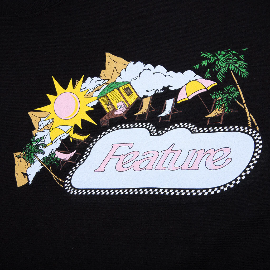 Poolside Tee - Black - Image 3