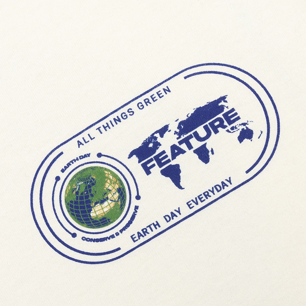 Preserved Globally Tee - Cannoli Cream - Image 4