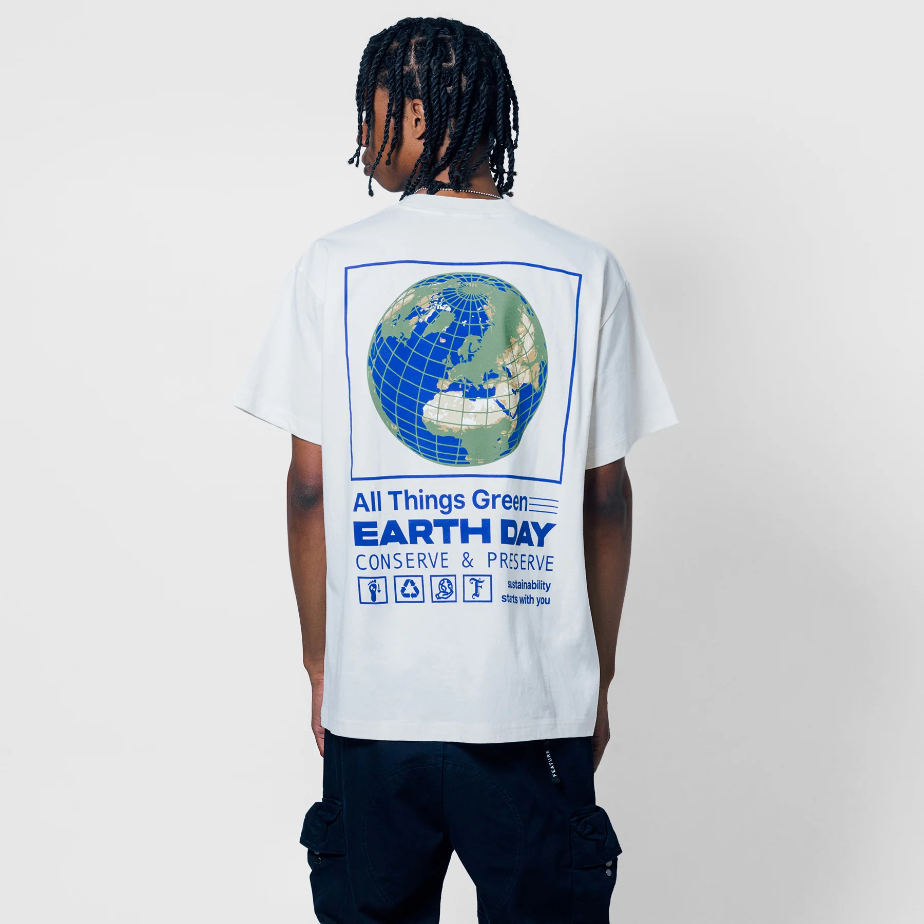 Preserved Globally Tee - Cannoli Cream - Image 8