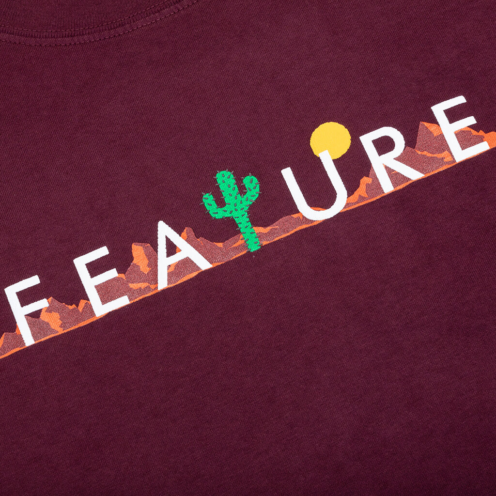 Scottsdale Core Logo Tee - Ox Blood Red - Image 4