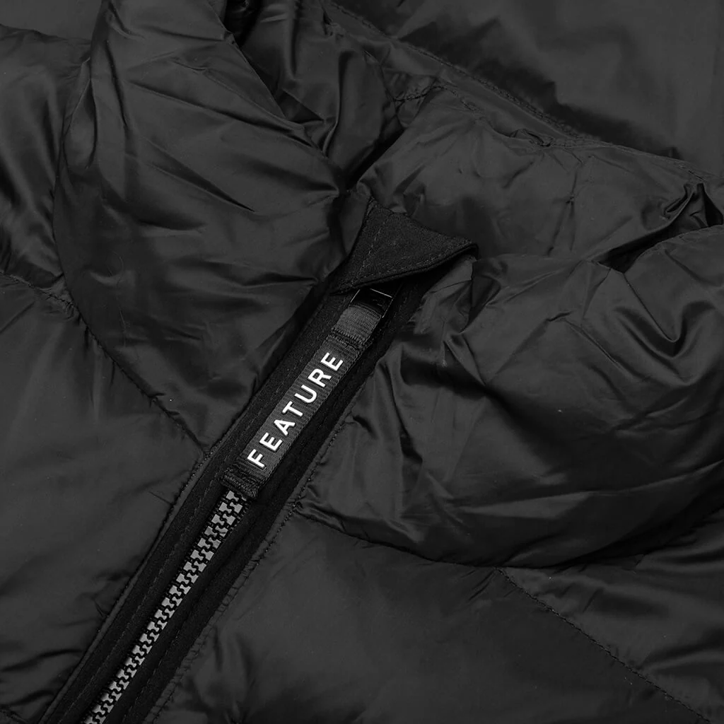 Sherman Convertible Puffer Vest - Black - Image 3