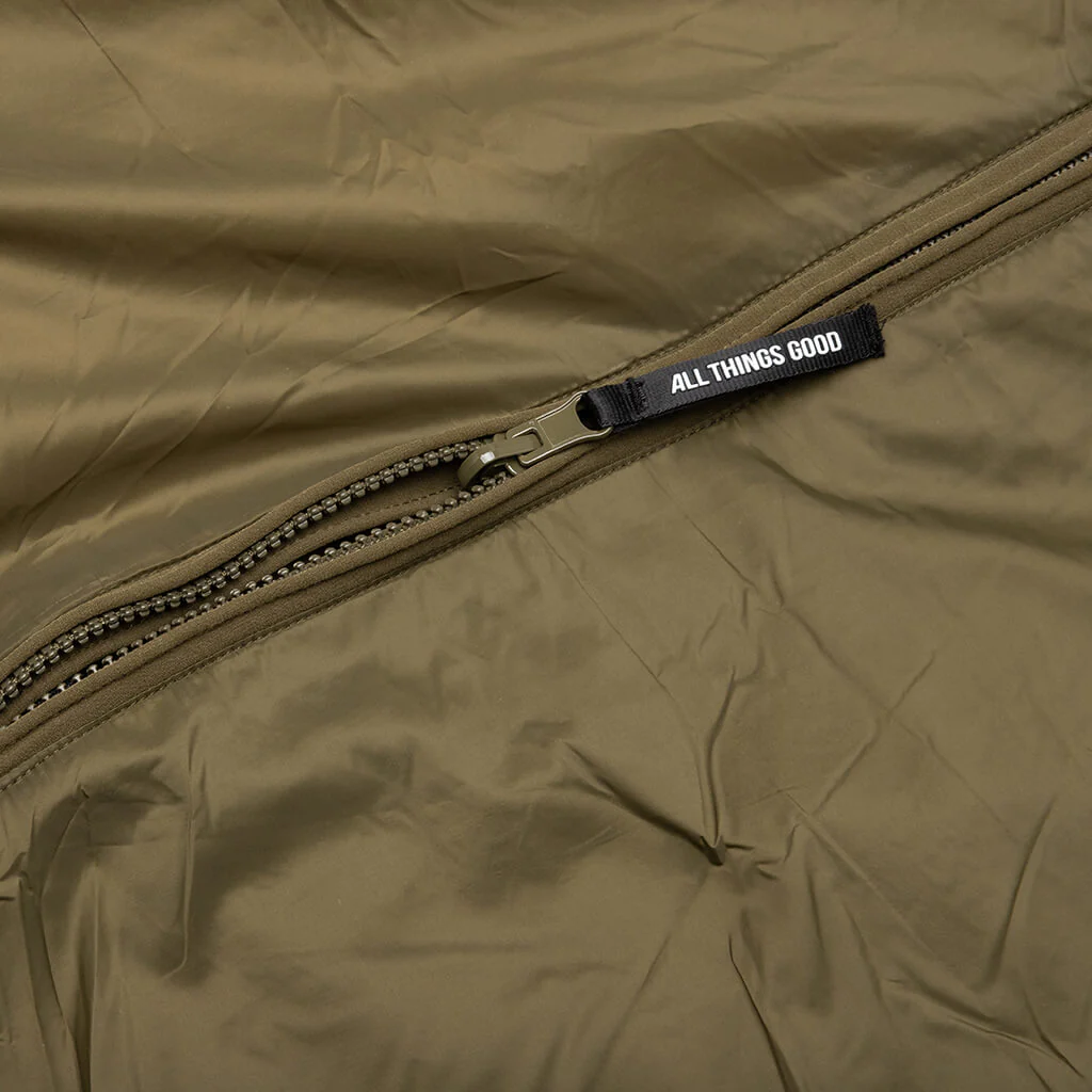 Sherman Convertible Puffer Vest - Olive - Image 4