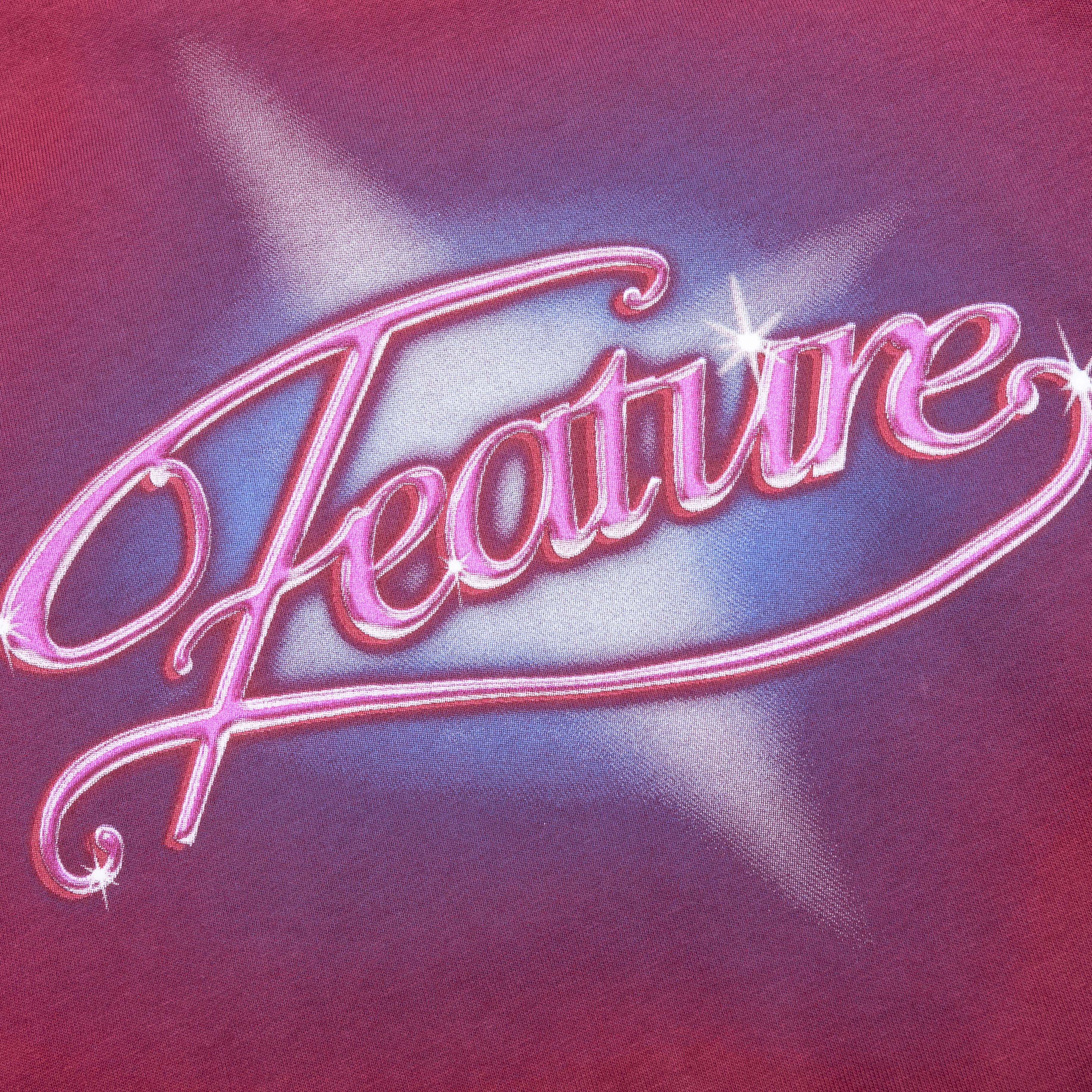 Shimmer Tee - Maroon - Image 4