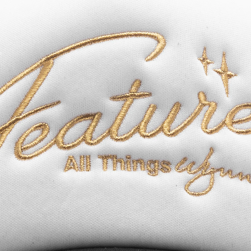 Feature x Wynn Shine Trucker - Black/White - Image 2