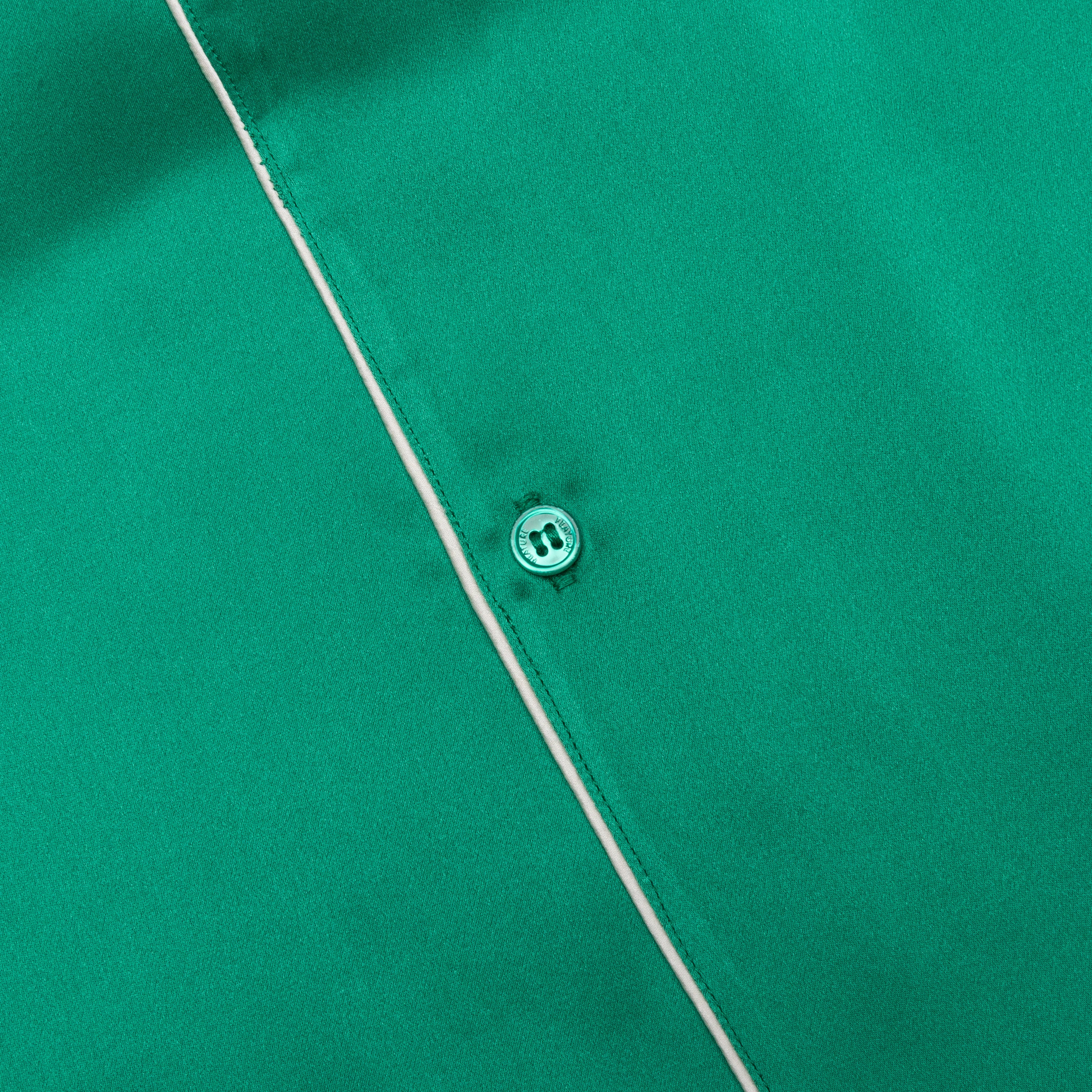 Baptiste Silk Shirt - Green - Image 5