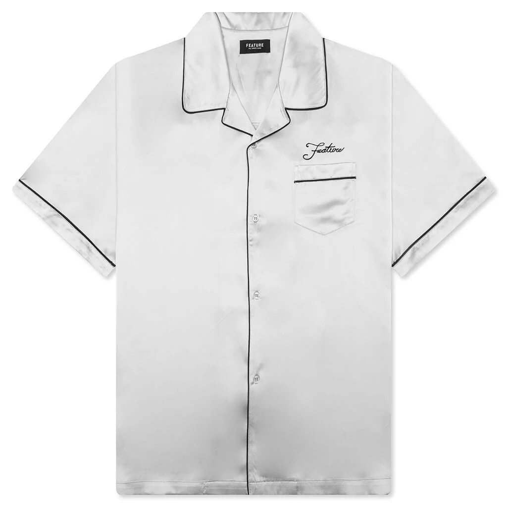 Baptiste Silk Shirt - Silver