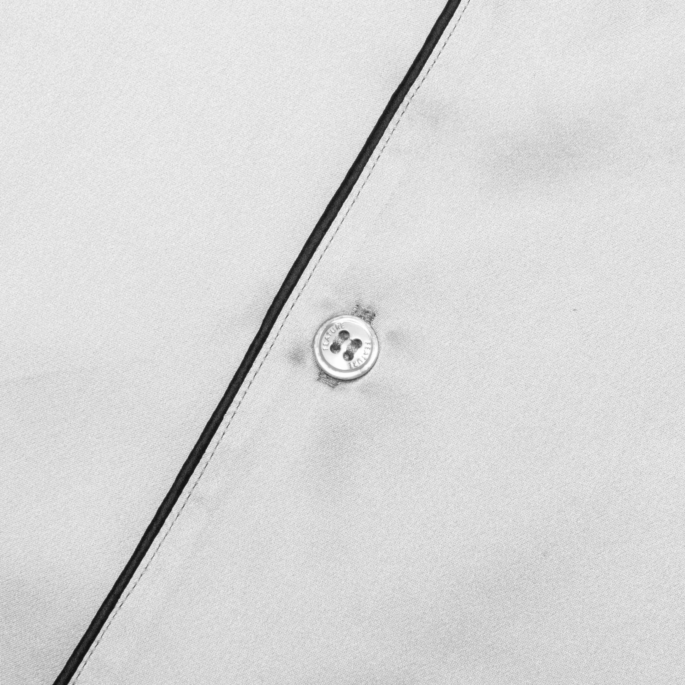 Baptiste Silk Shirt - Silver - Image 5