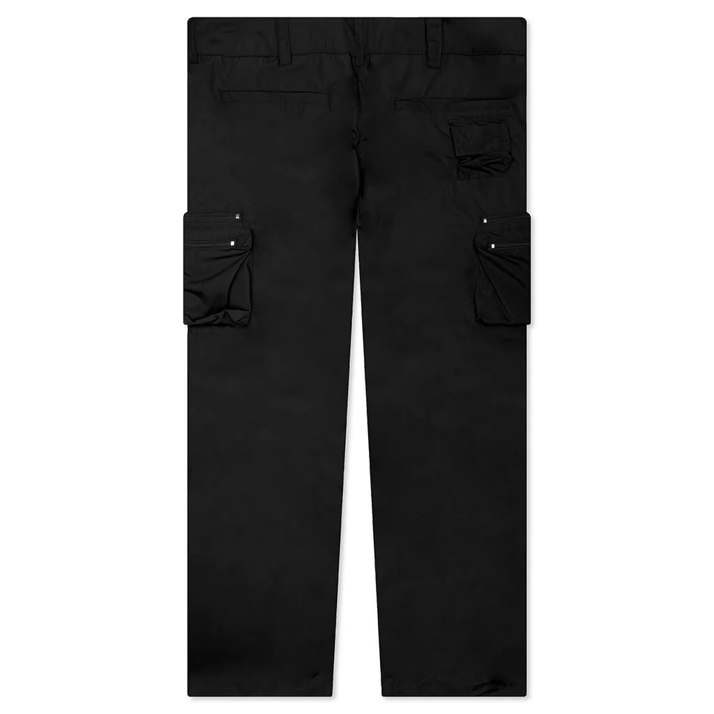 Simon Parachute Utility Pant - Black - Image 2