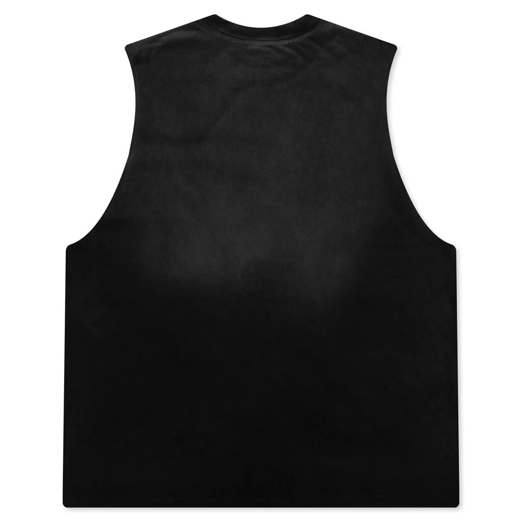 The Dean Sleeveless Tee - Pigment Black - Image 2