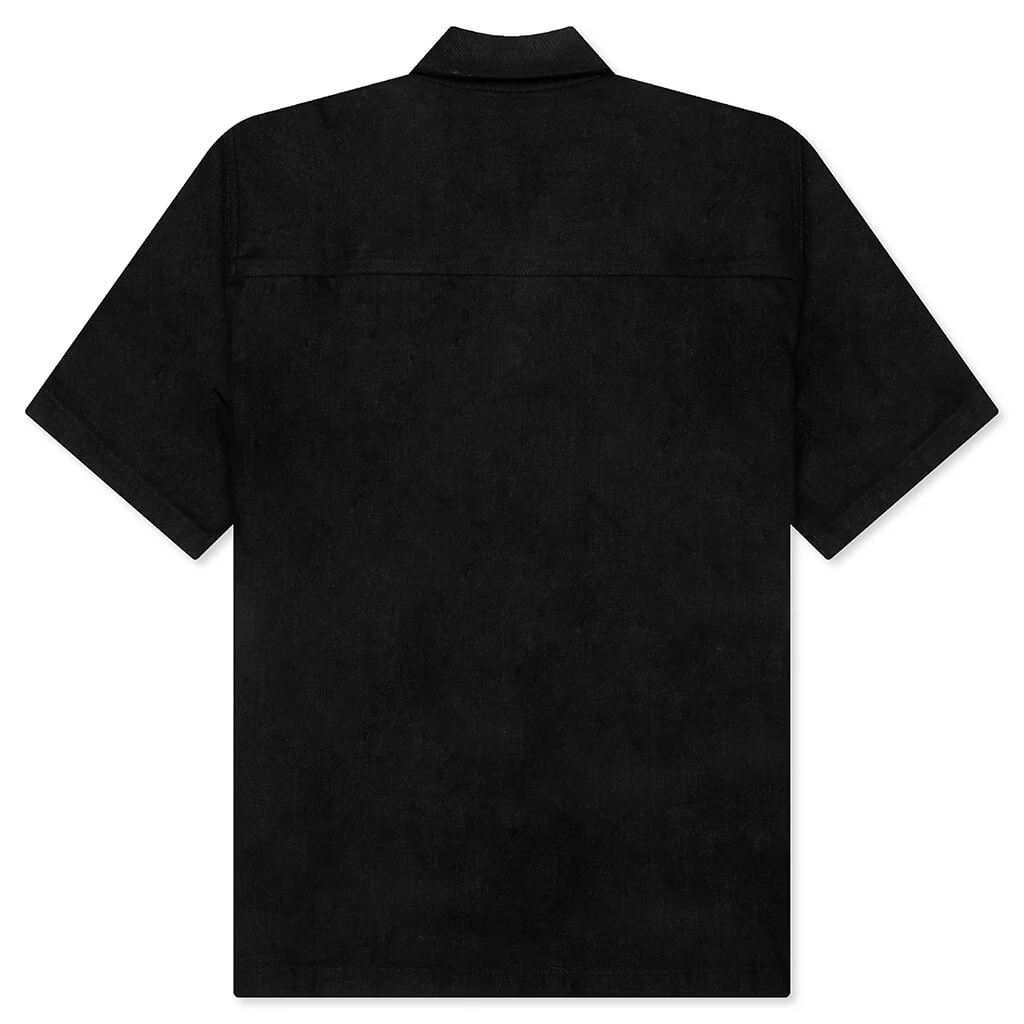 Smith 3/4 Zip Shirt - Black - Image 2